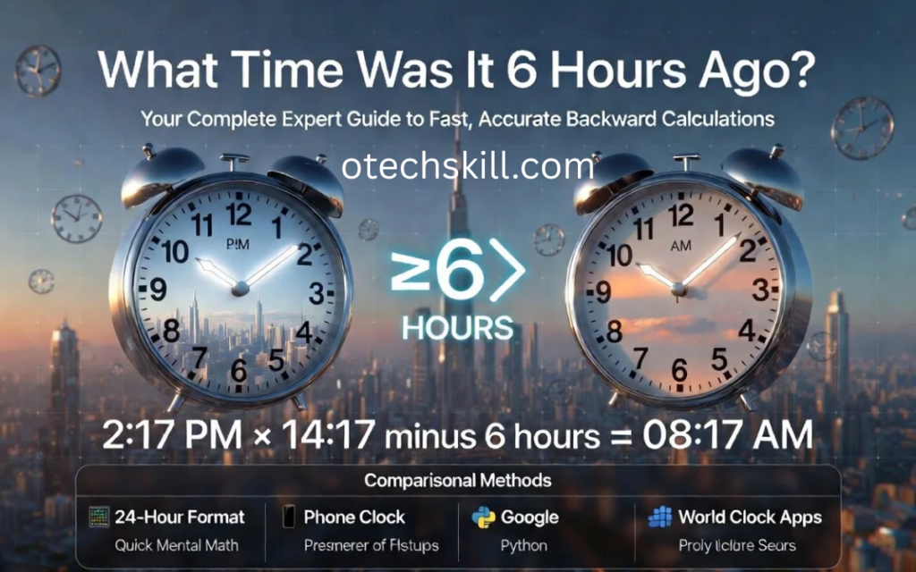 what time was it 6 hours ago